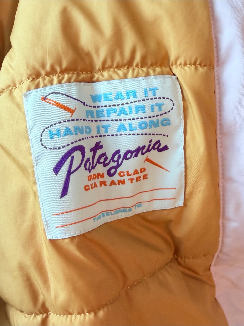 Patagonia Girls Powder Town Winter Jacket - size 10 - Picture 5 of 7